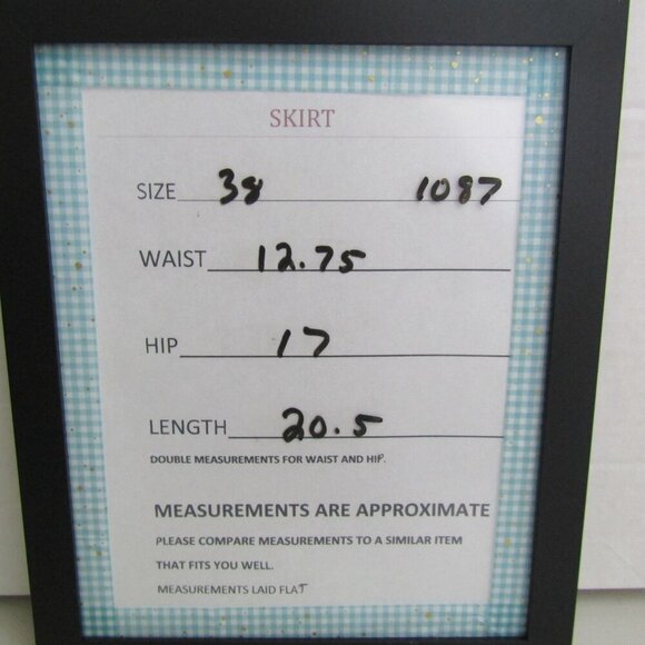 GIORGIO ARMANI 38 2 Chocolate espresso Brown 100% WOOL Skirt Italy Quiet Luxury - Picture 10 of 10